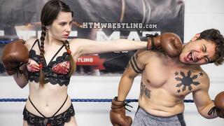 Beat His Ass! Ziva Crushes Christian - Boxing (HD)