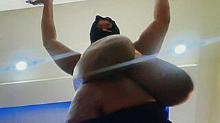 Maja meets Angela Part 8 - Angela's Big Boobs from Below 2 (Clip No 2847 - wmv version)