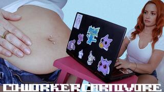 Co-Worker Turns Her Into A Carnivore! Ft Sunnie - HD MP4 1080p Format