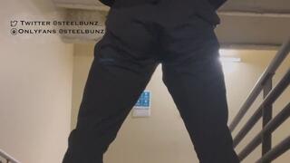Hot Public Stair Well farts
