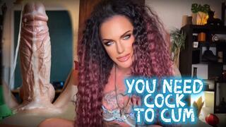 YOU NEED COCK TO CUM - Encouraged Bi, Make Me Bi, JOI by MistressRavenFD