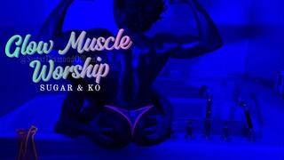Glow Muscle worship Sugar Diamond ft. KO
