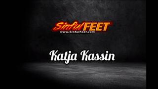 Katja Gives Footjob and Has Sex in Ripped Pantyhose