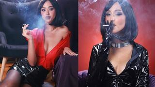 Dark Lexi heavy smoking passion