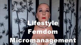 Femdom Lifestyle Ownership Micromanagement (WMV)
