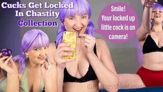 Cucks Get Locked In Chastity Collection - Cuckoldress Keyholder Humiliation - Female Domination, Femdom POV with Mistress Mystique Hoops - MP4