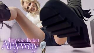 Tiny licked my shoes but ended up getting eaten anyway