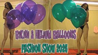 Bikini and Helium balloon fashion show 2025