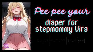 MP4 VERSION Pee pee your sissy diaper for Stepmommy Vira
