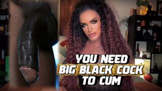 YOU NEED BIG BLACK COCK TO CUM- Encouraged Bi, Make Me Bi, BBC JOI by MistressRavenFD
