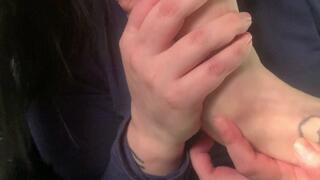 Sloppy Toe Sucking Foot Self Worship For Breakfast