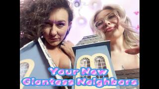 your New Vore Giantess Neighbors - Kaiia Eve And Sinn Sage Femdom Goddesses Eat you