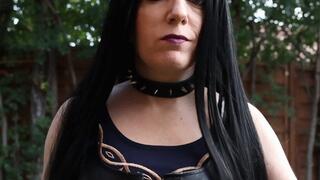 SMOKING VIDEO GOTH GIRL 2