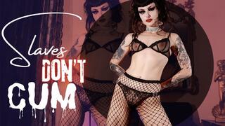 Slaves Don't Cum