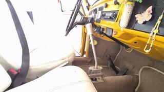 Warming up the engine in the morning