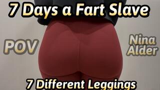 7 Days of Being my Fart Slave! - Nina Alder - POV