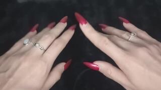 ASMR hands long nails, tapping & worship