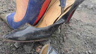 Louboutin Pigalles Get Scraped, Stomped, Kicked and Shredded