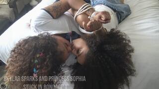 Skylar Sparks and Princess Sophia Stuck in Bondage mp4