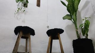 Two goddesses applying oil to the wrinkled soles of their feet while humiliating you (5)