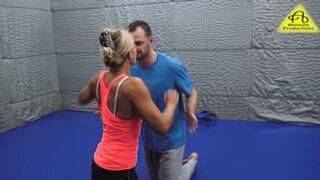 Antscha vs Steve mixedwrestling and punishment