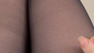 POV Sheer Attraction - Long legs, nylon tease - come caress and play with Goddess Anna