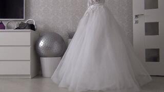 The view under the wedding dress dd