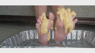 Grey Poupon Mustard Feet