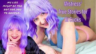 Mistress' True Stories for Bi Cucks - Female Domination Make Me Bi Cuckolding Bisexual Encouragement with Femdom Mistress Mystique - MP4