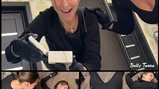 Navel Robbery Tease Dom POV