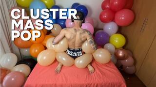 Looner POPS all his 12" BALLOONS