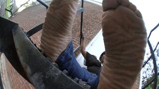 Massive Feet On Stairs, 3rd