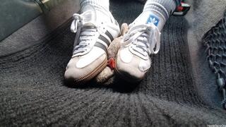 Candid Plushie Trample in Adidas