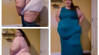 I'm so fat that my new clothes don't even fit!