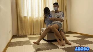 Lapsitting with G cup girl like being on the Toffee Thighs #AS060