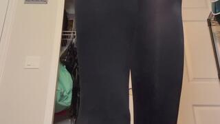 Stomping HARD Barefoot in Stirrups Size 16 Feet