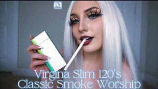 Classic Smoke Worship Virginia Slims 120s