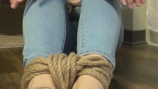 Bound Foot Goddess Tells You How to Cum While Tied Up