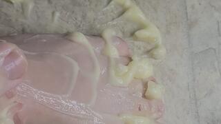 Sticky rice pudding foot play