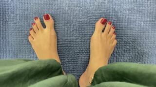Playing Seduce You with My Feet