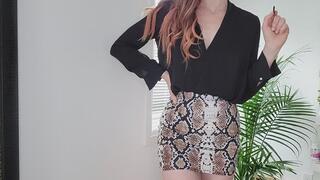 Office Chastity Tease