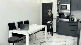 Blind Girl Black Leather Buttcrack Fight (Part 2) MP4 FULL HD 1080p