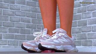 D45 Glans Cam - Goddess Amber - Demolishing Your Cock & Balls Under My New Balance 9060 Trainers - Trample Trampling CBT Ballbusting Crushing Crush Feet Foot Shoe Trainer