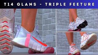 T14 Glans Cam - Triple Feeture - Trampling Your Cock & Balls FLAT Under My New Balance 9060, Nike Uptempo & Nike Metcon 5 Trainers - Trample Trampling CBT Ballbusting Crushing Crush Feet Foot Shoe Trainer