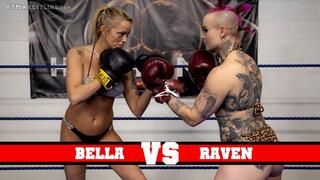 Bella Ink vs Raven Roulette Topless Boxing Showdown