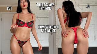 Homewrecker Brainfuck - Toilet Slave JOI & CBT Training