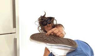 Converse sneakers cover your face in marks