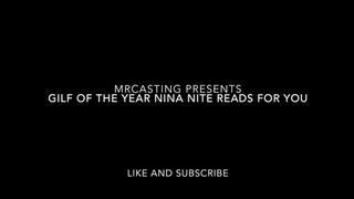 Gilf Of The Year Nina Nite reads to you
