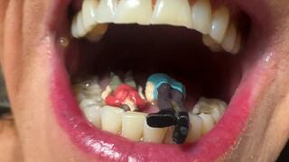 Sloppy Goddess Swallow: My Mouth Is Your Burpy Prison