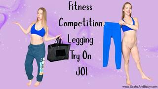 Fitness Competition Legging Try On JOI for Best Friend - Cum Countdown - Fit - Curvy